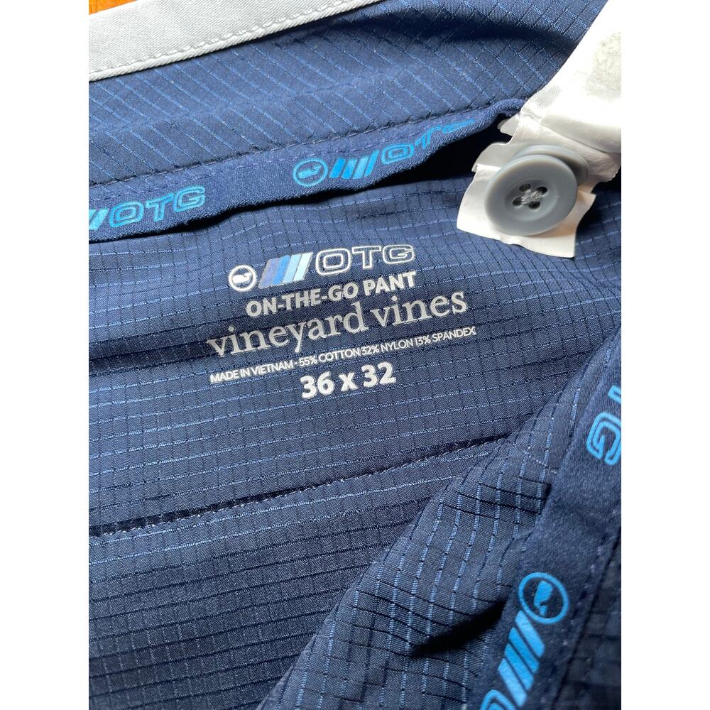 NWT‎ Vineyard Vines On-The-Go Performance Pant Men 36 X 32 Grey - Picture 9 of 9